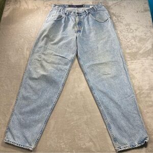 Vintage Levi's SilverTab Baggy Jeans Silver Tag Light Blue Wash Men's Sz 36x32